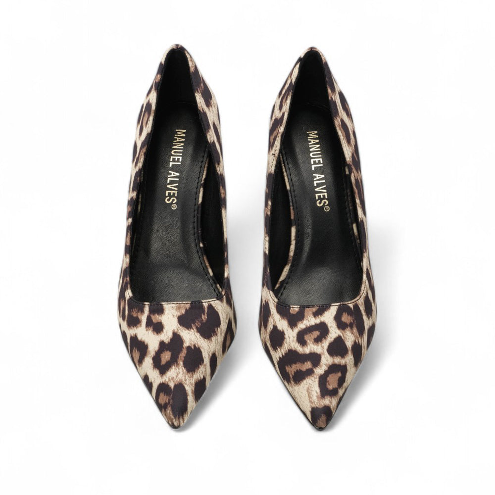 Sapato Salto Alto Mulher Leopardo