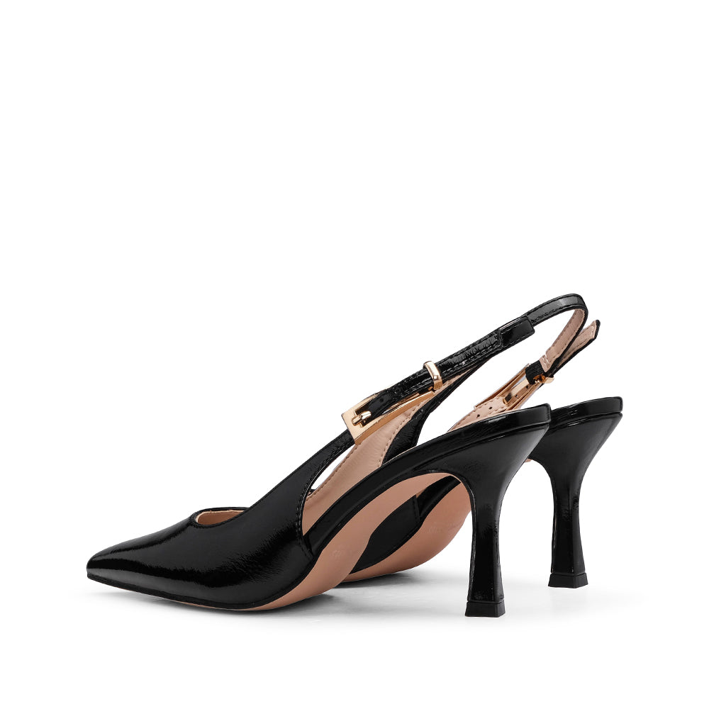 Sapato Salto Alto Mulher Verniz Preto