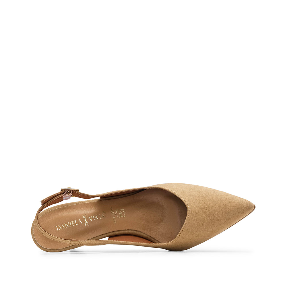 Sapato Salto Alto Mulher Bege