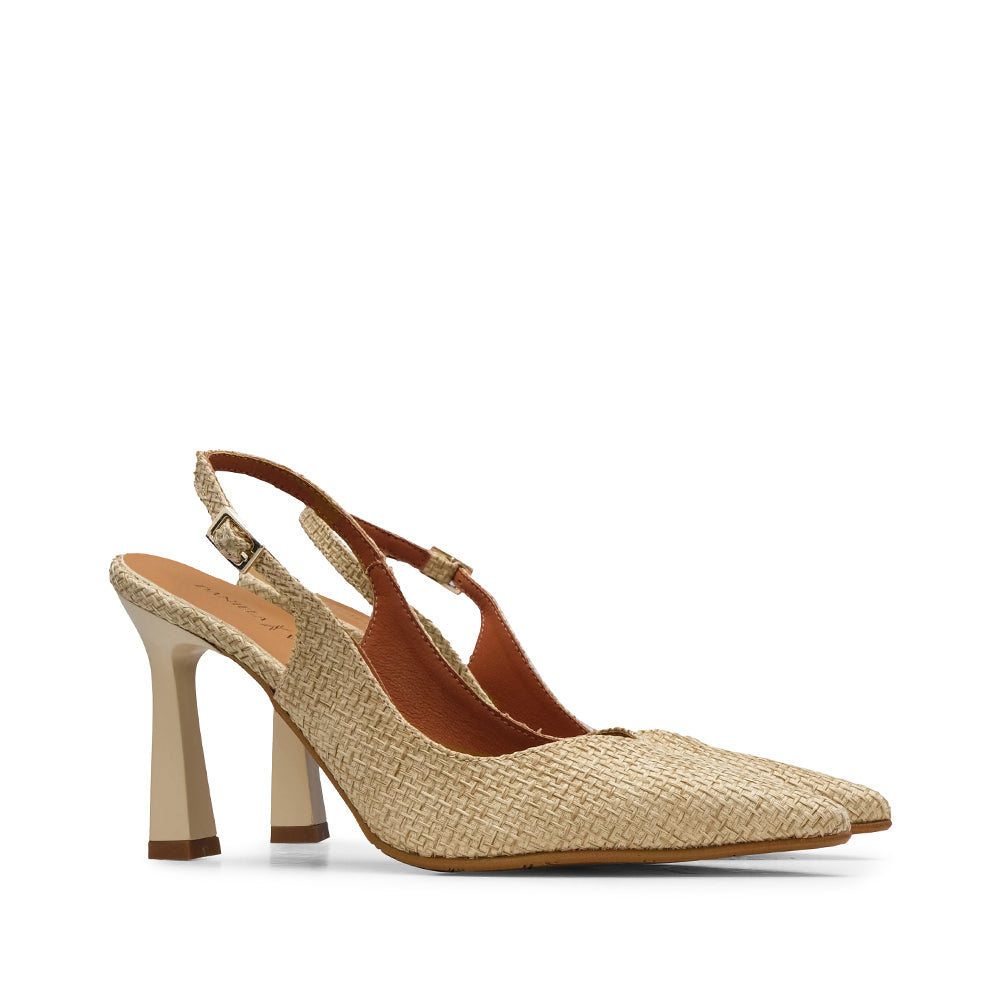 Sapato Salto Alto Mulher Natural