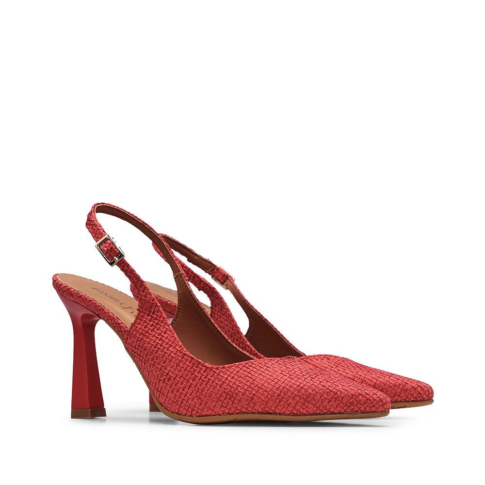 Sapato Salto Alto Mulher Vermelho