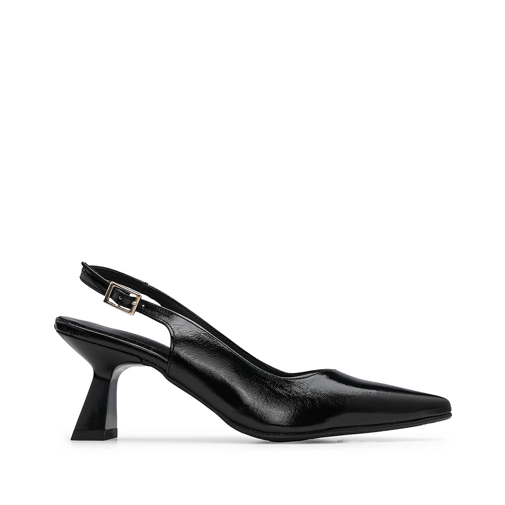 Sapato Salto Alto Mulher Verniz Preto