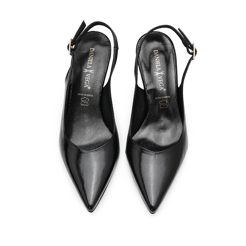 Sapato Salto Alto Mulher Verniz Preto