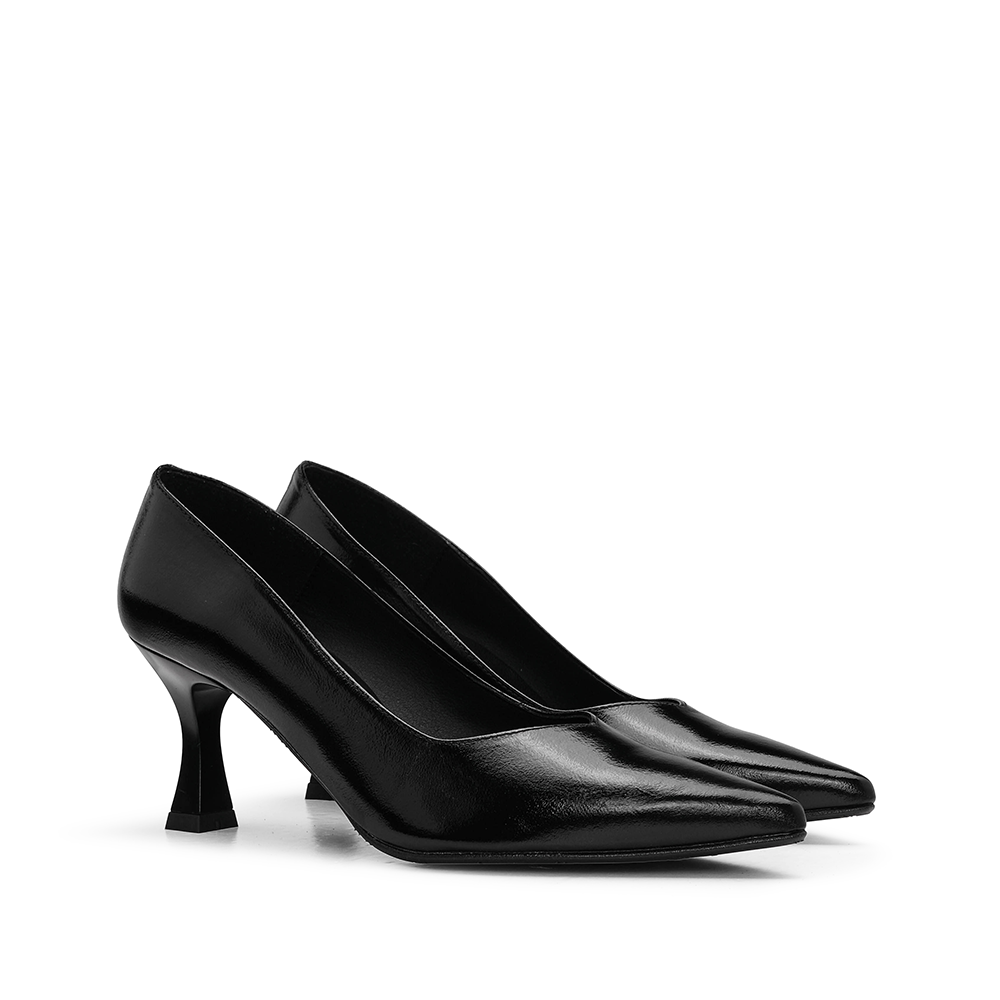 Sapato Salto Alto Mulher Verniz Preto