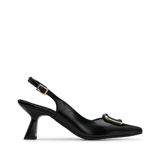 Sapato Salto Alto Mulher Verniz Preto