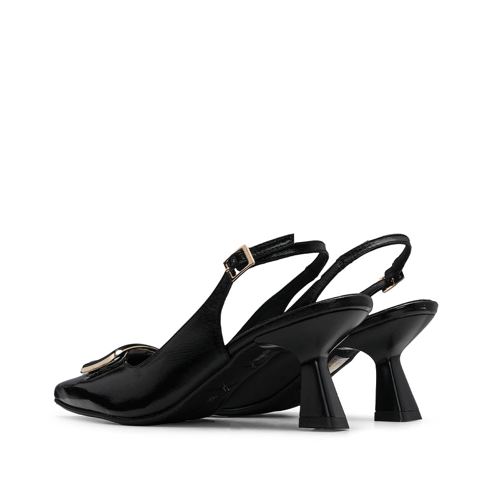 Sapato Salto Alto Mulher Verniz Preto