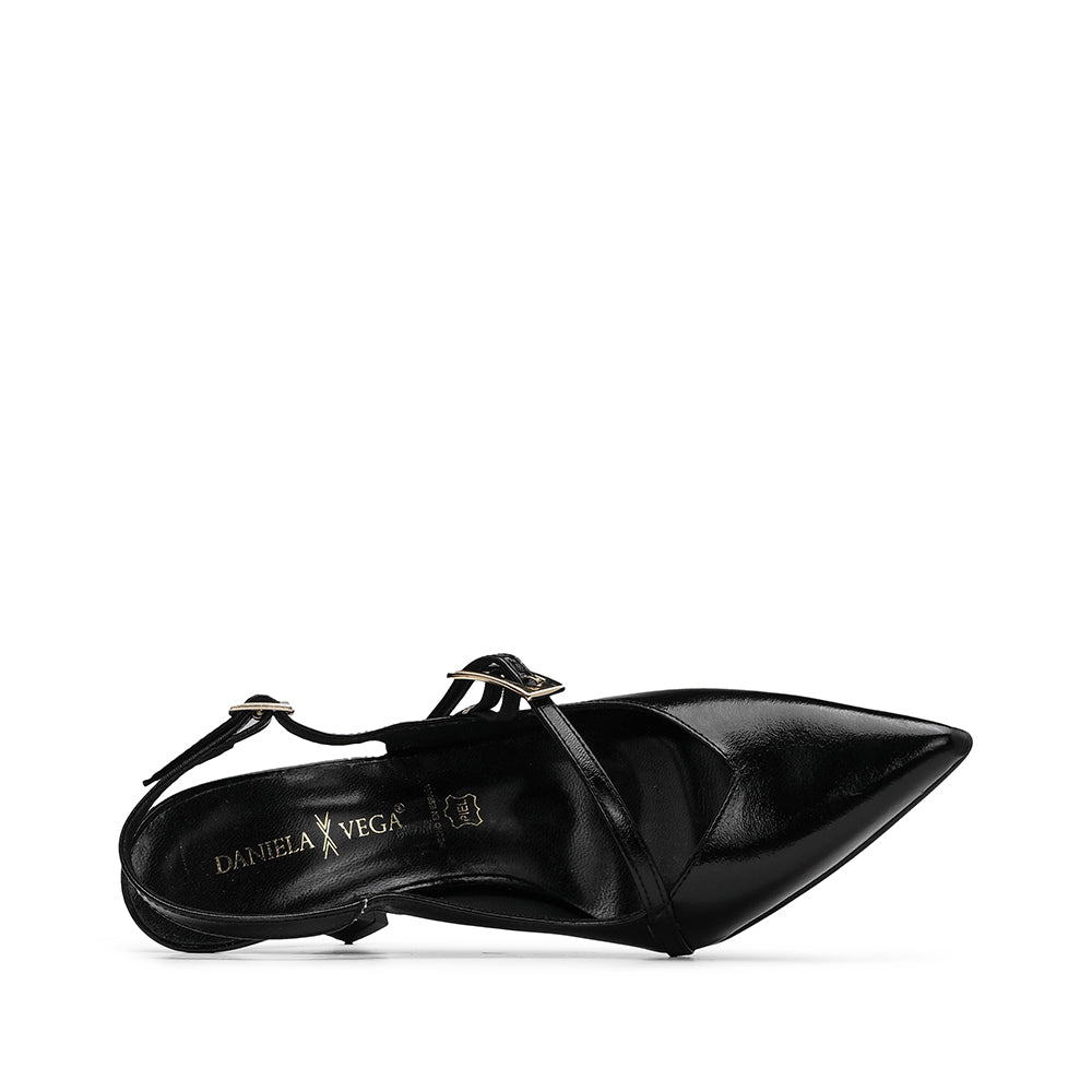 Sapato Salto Alto Mulher Verniz Preto