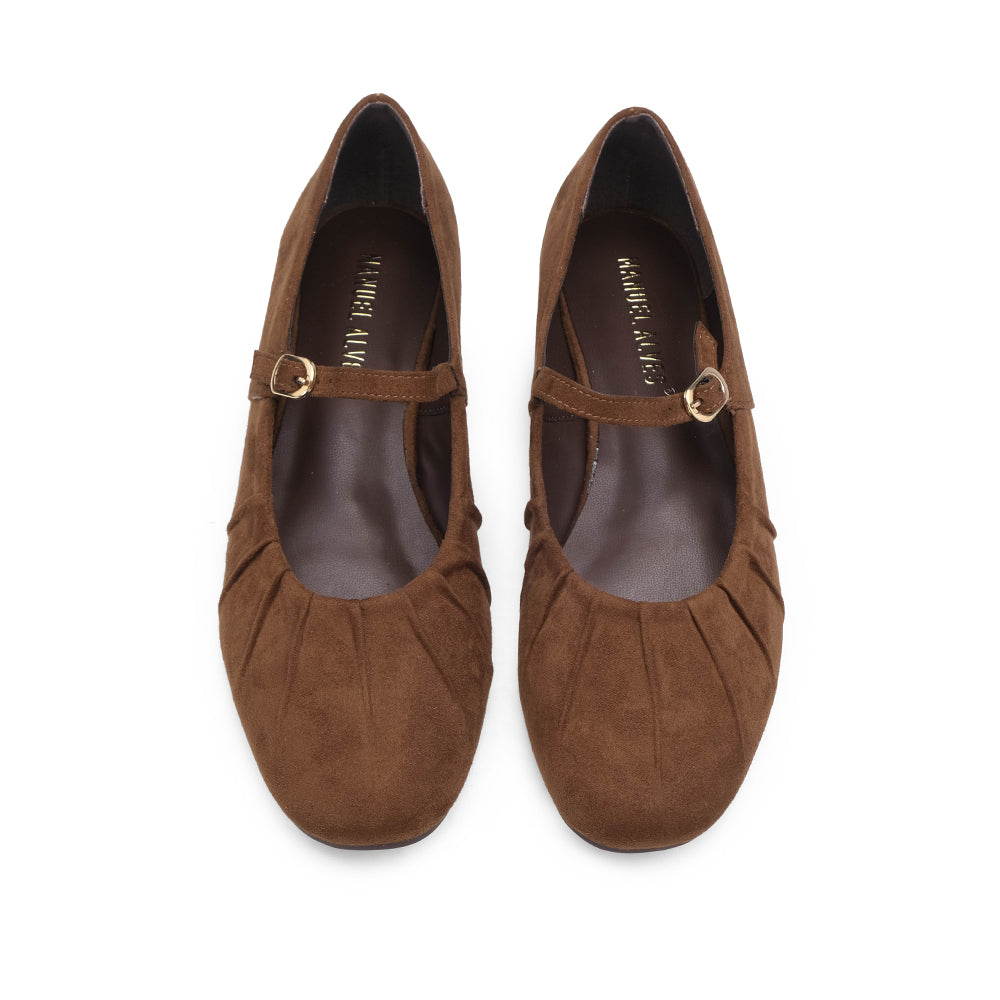 Sapato Sabrinas Mulher Taupe