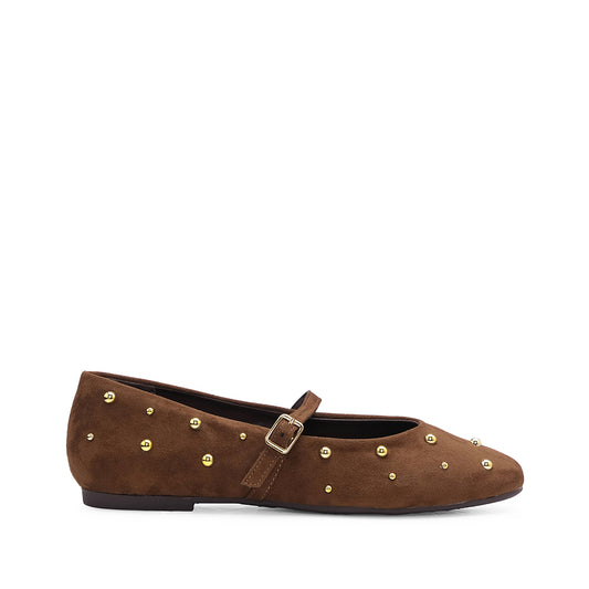Sapato Sabrinas Mulher Taupe