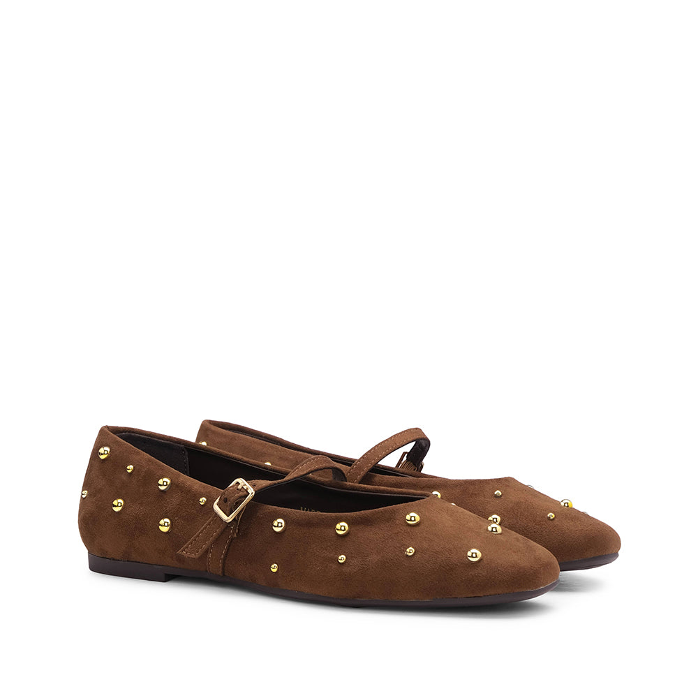 Sapato Sabrinas Mulher Taupe