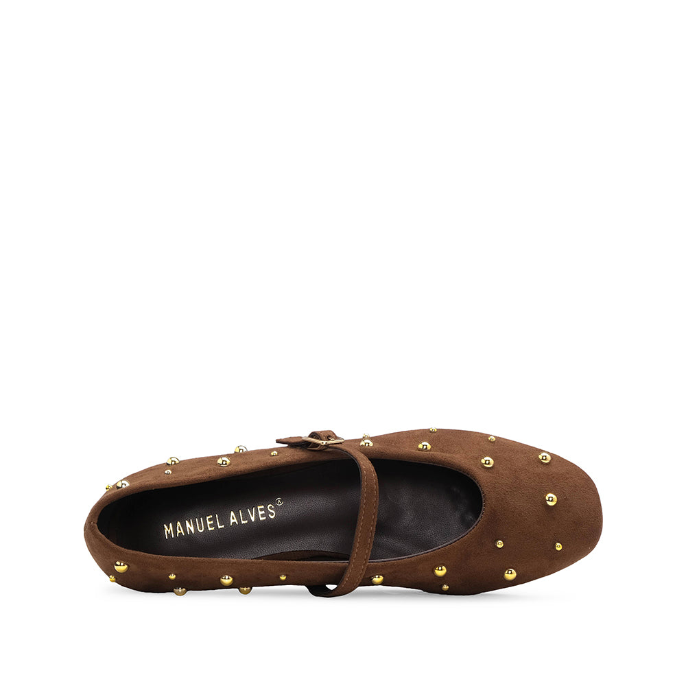 Sapato Sabrinas Mulher Taupe