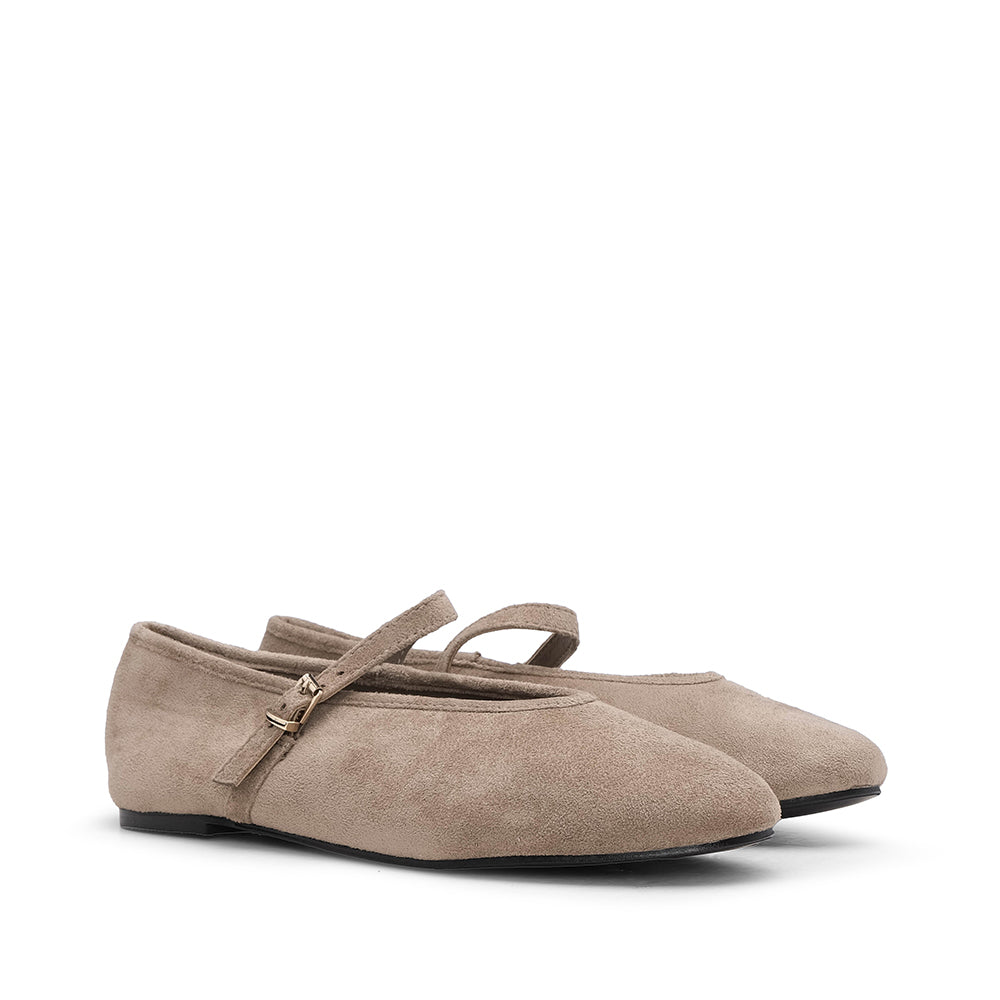 Sapato Sabrinas Mulher Taupe