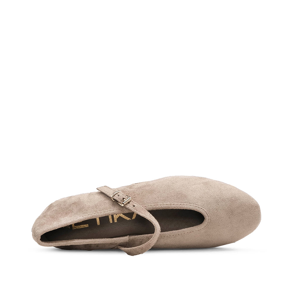 Sapato Sabrinas Mulher Taupe