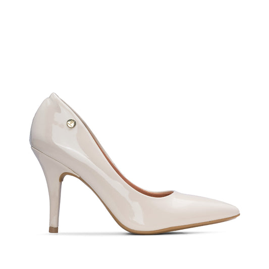 Sapato Salto Alto Mulher Verniz Creme