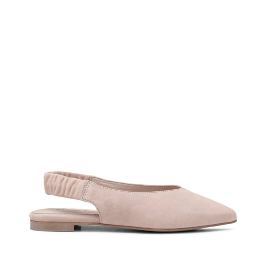 Sapato Slingback Mulher Camurça Bege