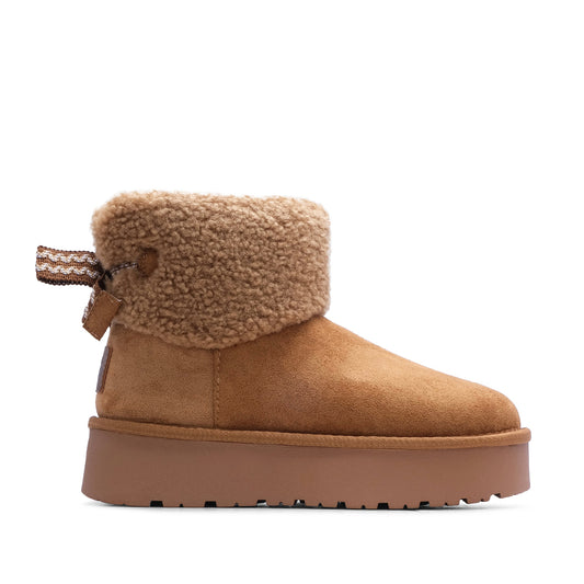 Botim Casual Mulher Camel