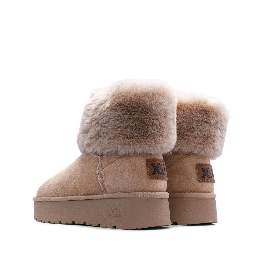 Botim Casual Mulher Bege