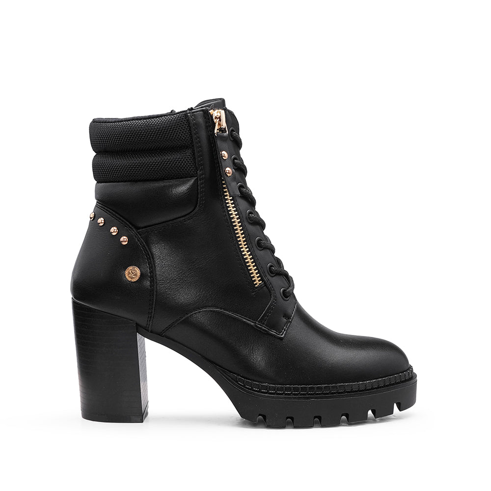 Botim Salto Alto Mulher Preto