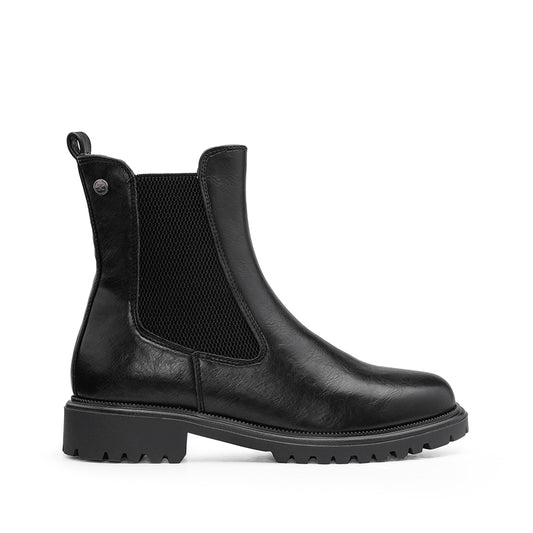 Botim Salto Raso Mulher Preto