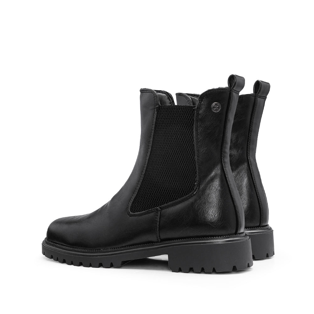 Botim Salto Raso Mulher Preto