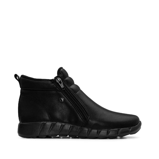 Botim Salto Raso Mulher Preto