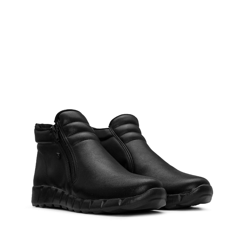 Botim Salto Raso Mulher Preto