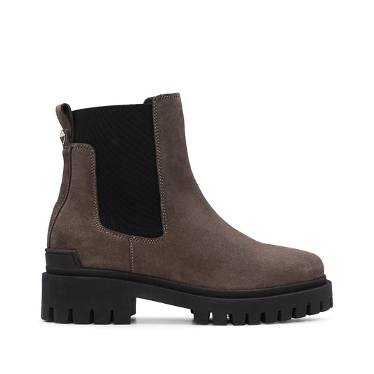 Botim Casual Mulher Camurça Taupe