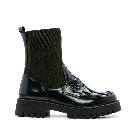 Sapato Mocassim Mulher Polido Verde