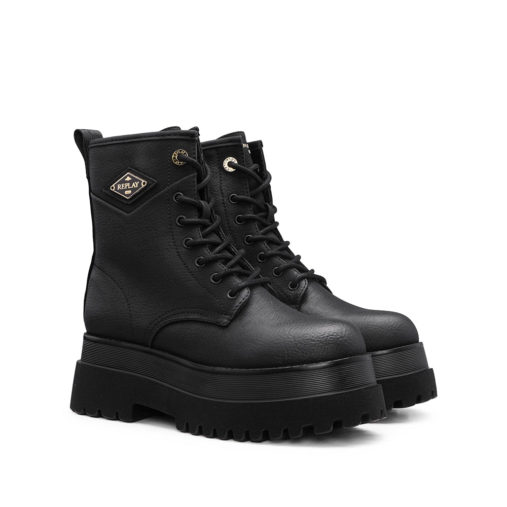 Bota Militar Mulher Preto