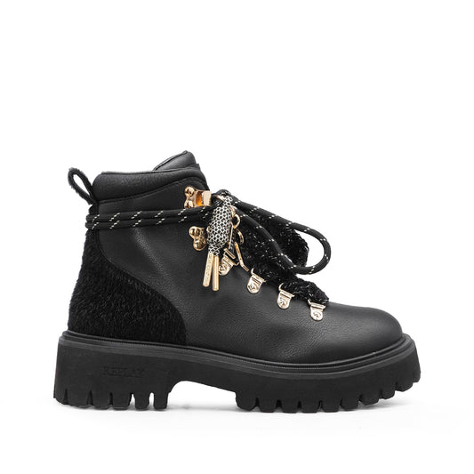 Botim Casual Mulher Preto