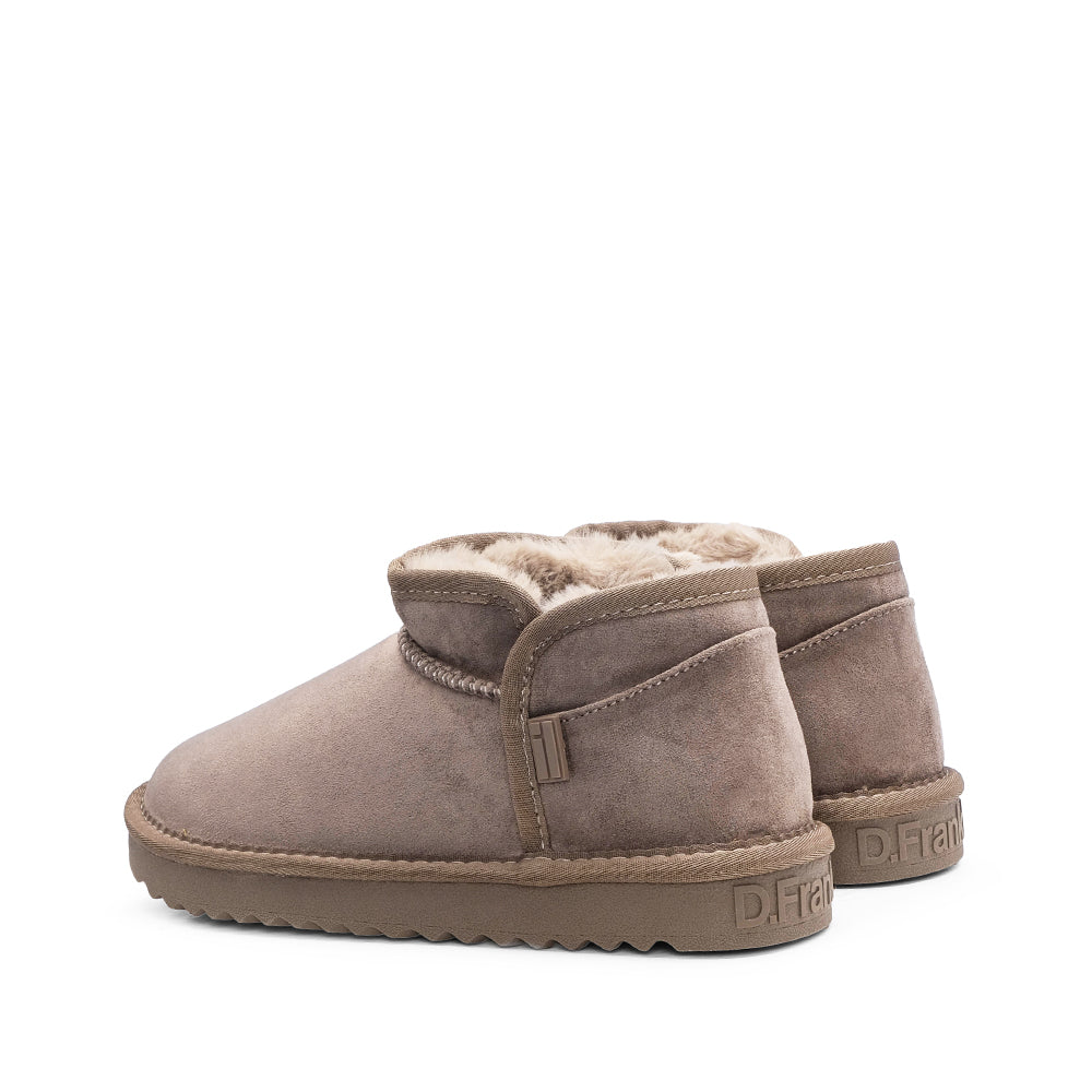 Pantufa Casual Mulher Bege