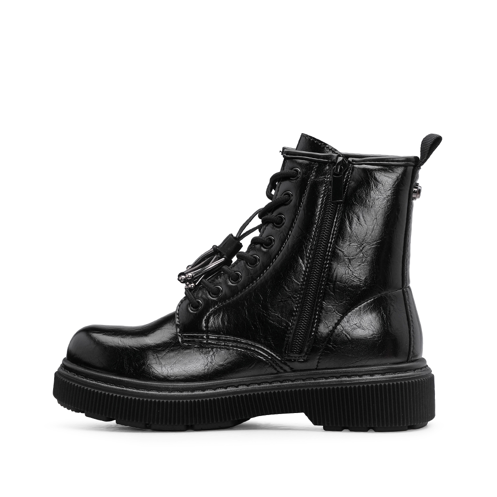 Botim Salto Raso Mulher Preto