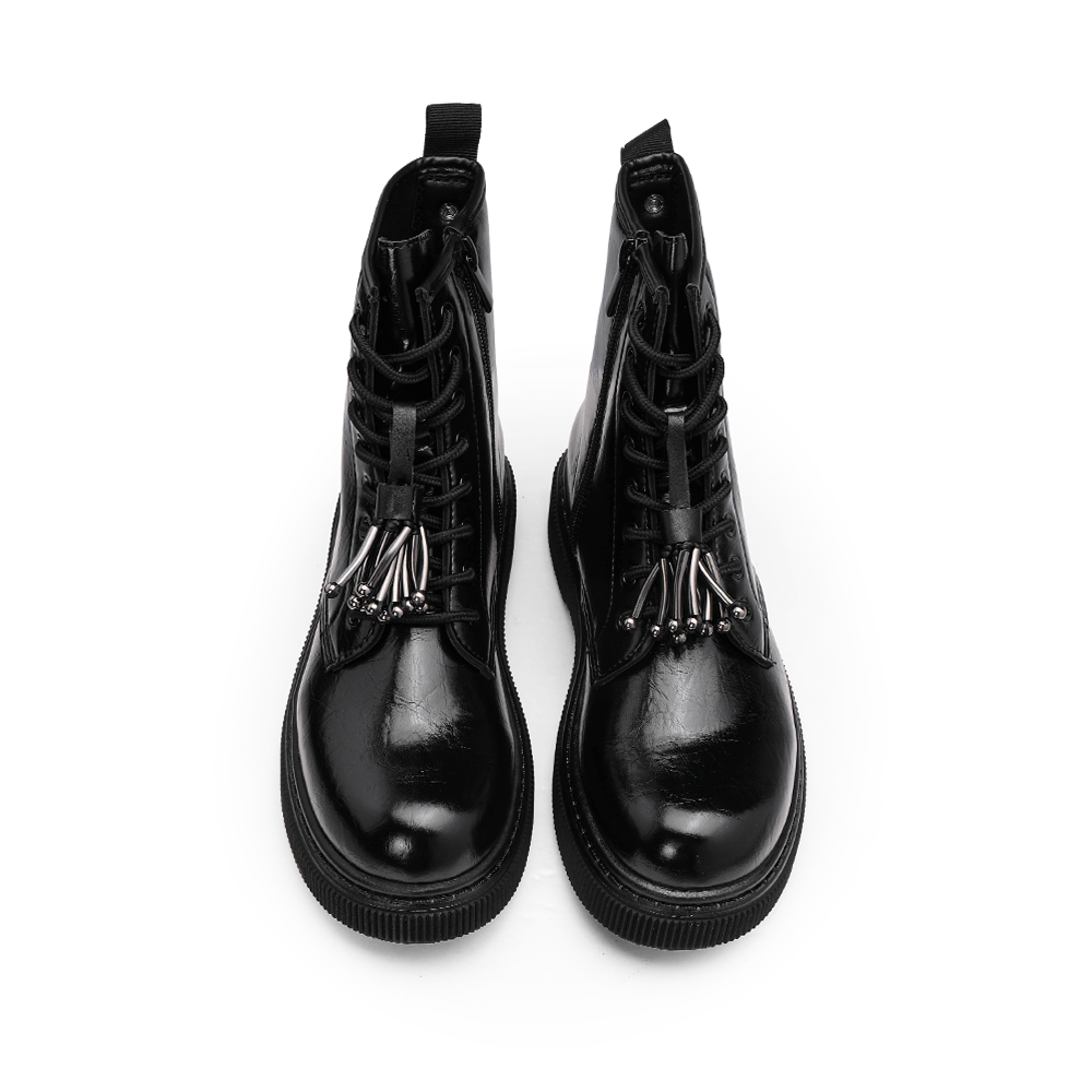 Botim Salto Raso Mulher Preto