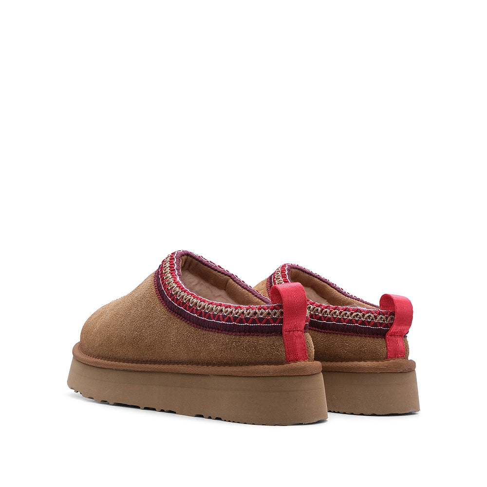 Botim Casual Mulher Camurça Camel