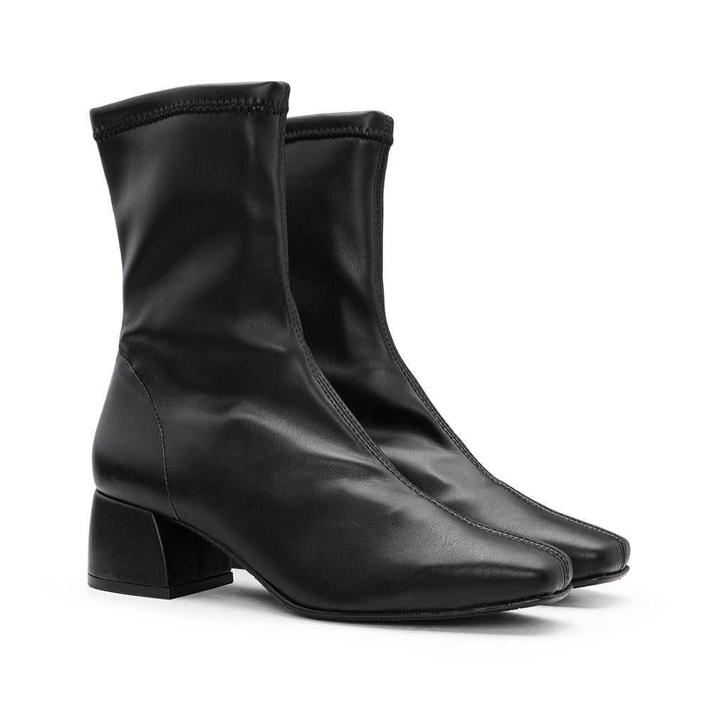 Botim Salto Alto Mulher Preto