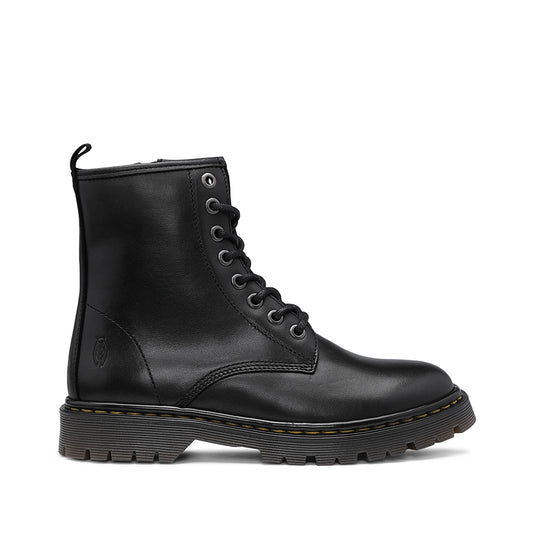 Botim Casual Mulher Pele Preto