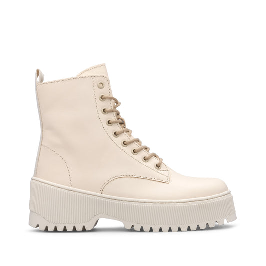 Botim Militar Mulher Pele Bege