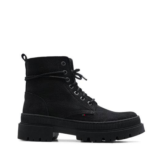 Bota Militar Mulher Pele Preto