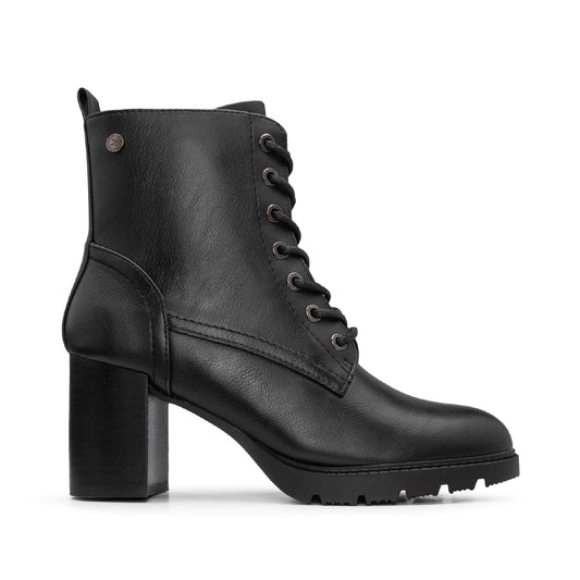 Botim Salto Alto Mulher Preto