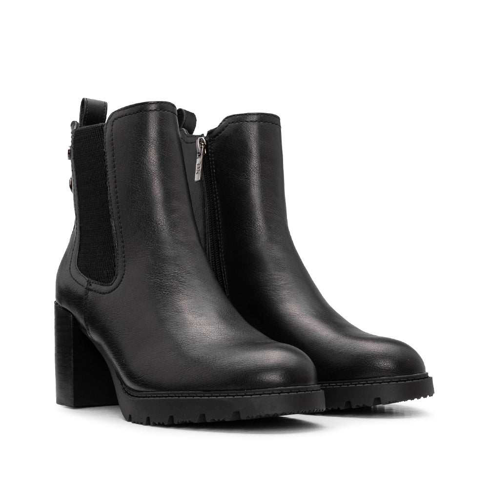 Botim Salto Alto Mulher Preto