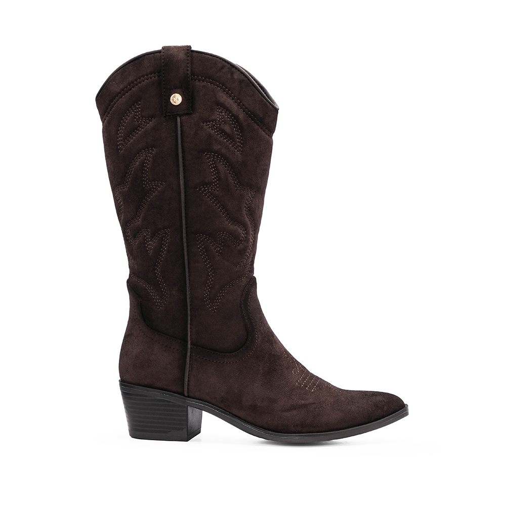 Bota Texana Mulher Castanho