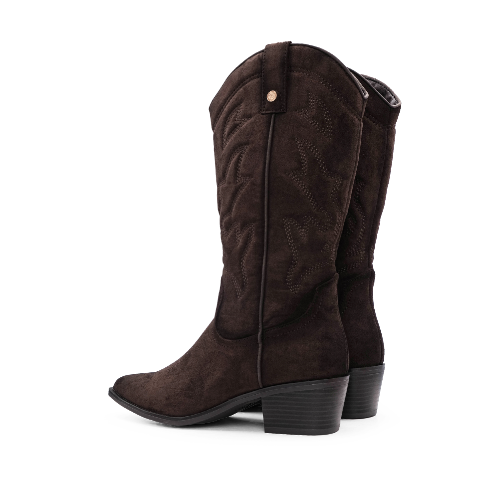 Bota Texana Mulher Castanho