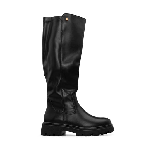Bota Cano Alto Mulher Preto