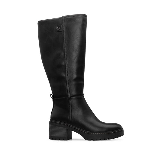 Bota Cano Alto Mulher Preto