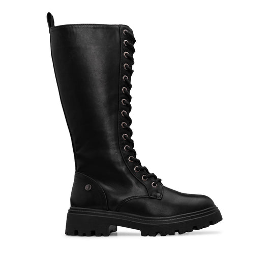 Bota Cano Alto Mulher Preto
