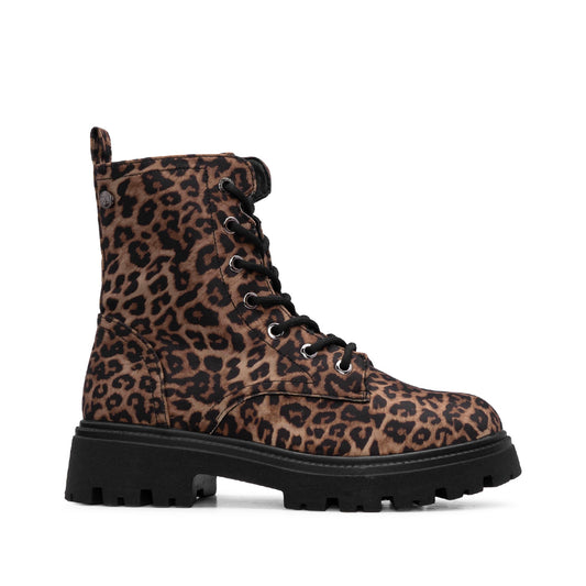 Bota Militar Mulher Estampado Leopardo