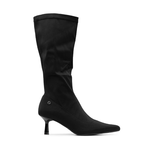 Bota Salto Médio Mulher Preto