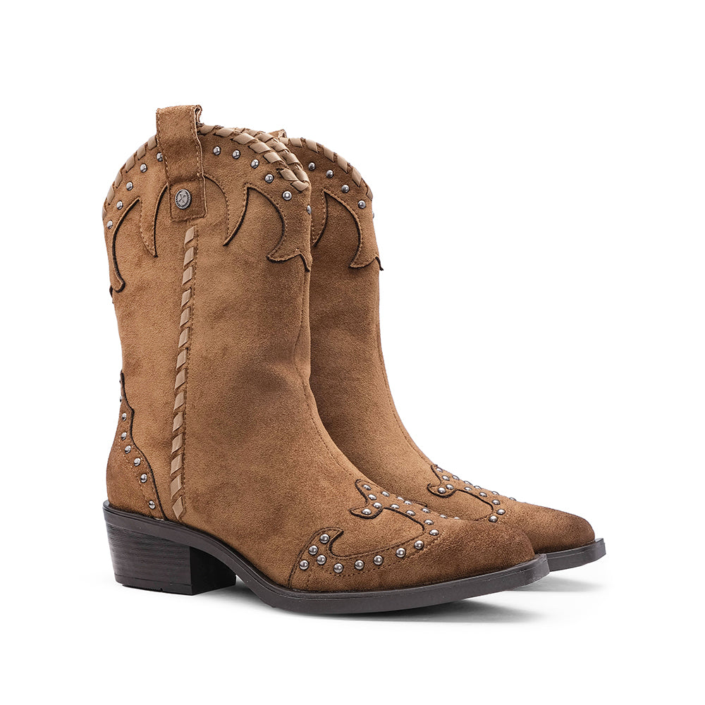 Bota Texana Mulher Camel