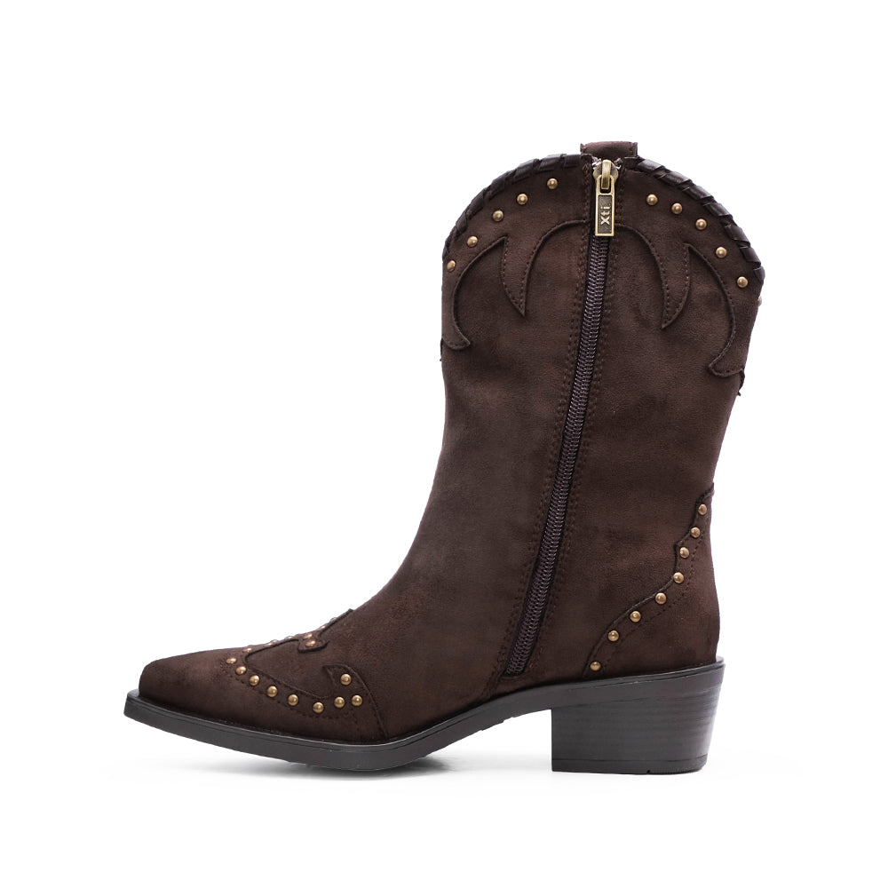 Bota Texana Mulher Castanho