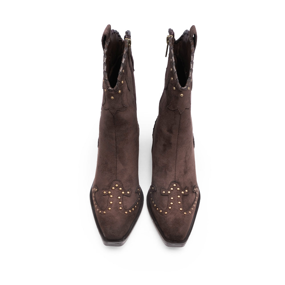 Bota Texana Mulher Castanho